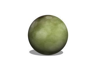 colorful ball isolated on white background