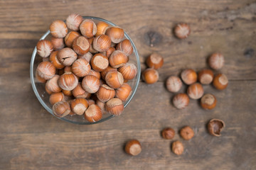 Obraz premium Hazelnut nuts