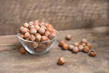 Hazelnut nuts