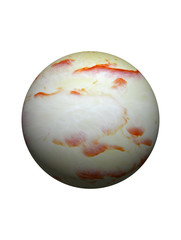 colorful globe on white background