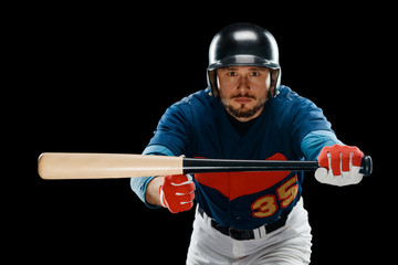 Batter getting ready for game