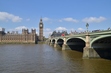 Londyn - Big Ben - obrazy, fototapety, plakaty