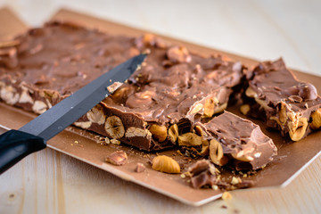 Delicious spanish dessert (Turron)