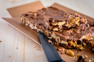 Delicious spanish dessert (Turron)
