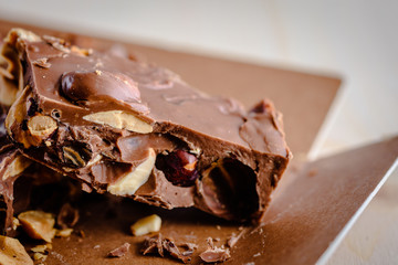Delicious spanish dessert (Turron)