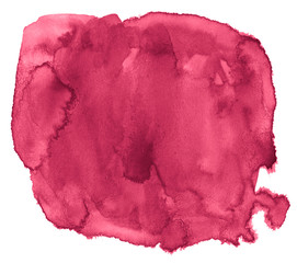 Persian red watercolor abstract background, stain, splash paint, stain, divorce. Vintage paintings for design and decoration. With copy space for text.