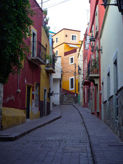 An alley at the historic center, Guanajuato, Mexico.
