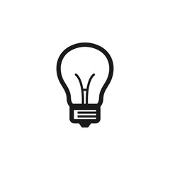 Lamp icon design template vector illustration
