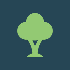 Silhouette icon tree