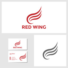 Obraz premium Wing icon design template vector illustration