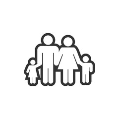 Family icon design template vector illustration
