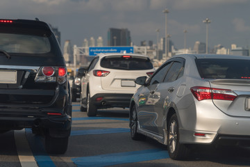 traffic jam on main street