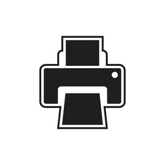 Printer icon design template vector illustration