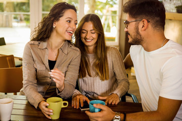 Friends at the cafe