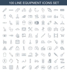 100 equipment icons