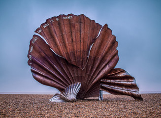 Maggi Hambling&rsquo;s Scallop in Aldeburgh 