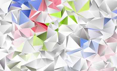 Triangular 3d, modern background