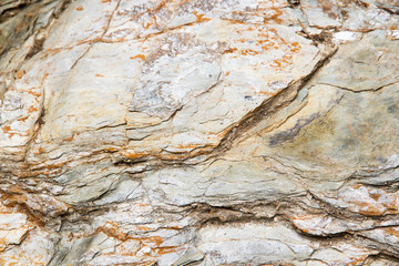 Rock formation in Skiathos, Greece.