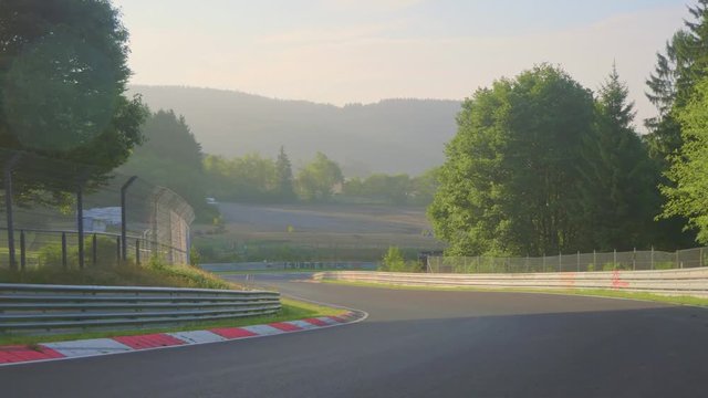 Sunrise on the Motorway
