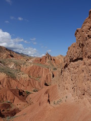 Canyon "Fairy Tale". August 2018. Lake Issyk - Kul 1608 m. Kyrgyzstan.