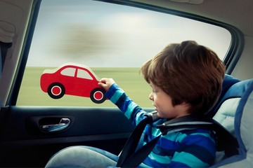 Playing with a paper car