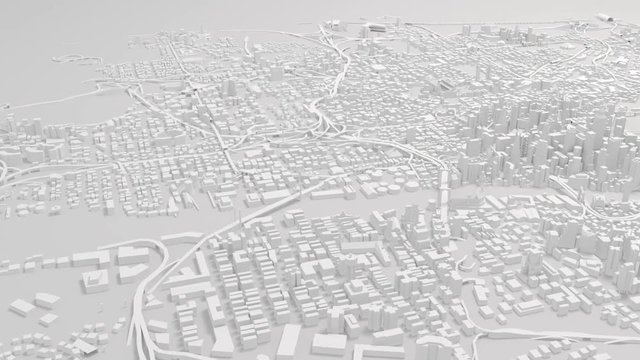 city background, paper style