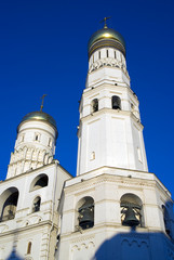 Moscow Kremlin. Popular touristic landmark. UNESCO World Heritage SIte. Color photo