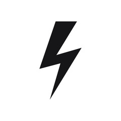 Lightning icon, energy icon