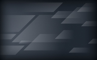 Black abstract geometric background. Modern shape concept.