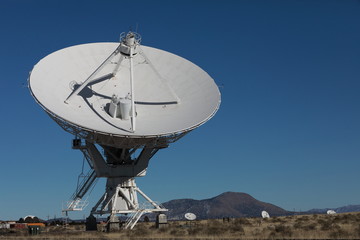 Radiotelescopes at the Very Large Array, the National Radio Observatory in New Mexico ,USA