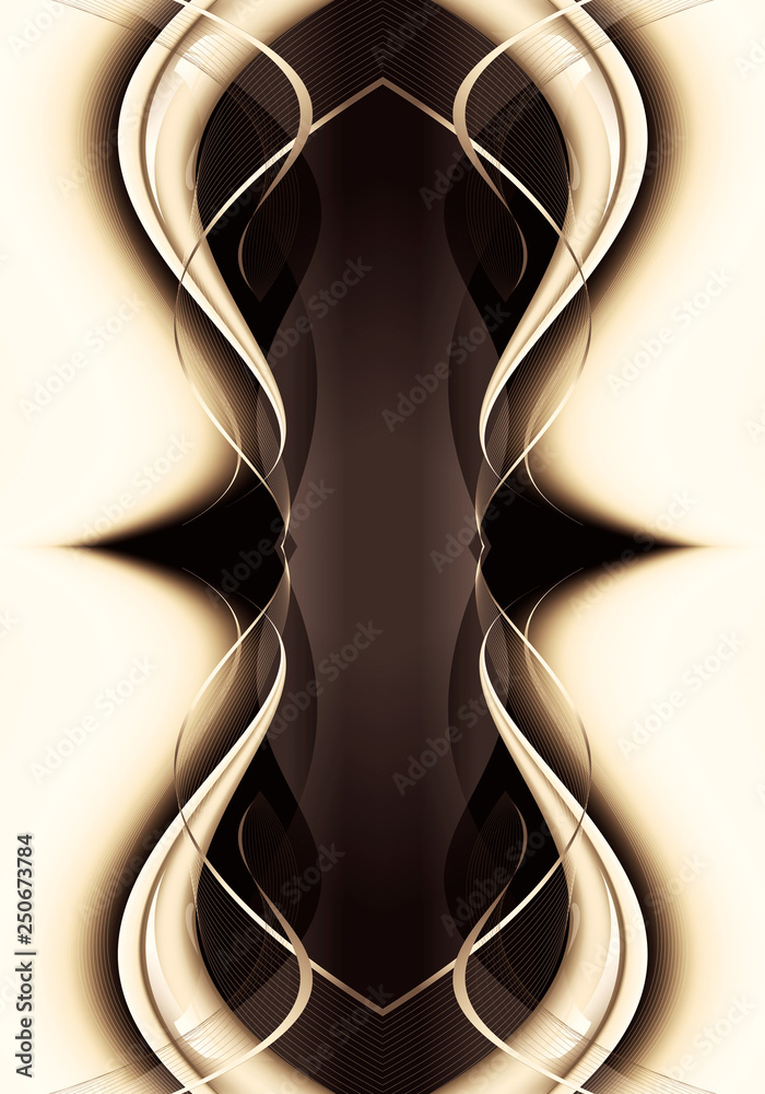 Canvas Prints abstract artistic unique 3d computer generated illustration of black and white fractals artwork