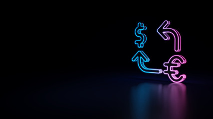 3d icon of exchange