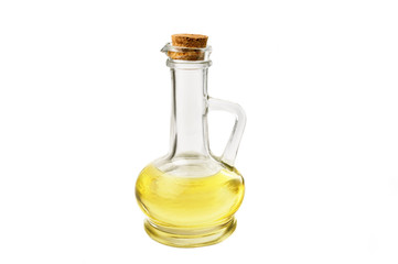 bottle of oil rape olive isolate