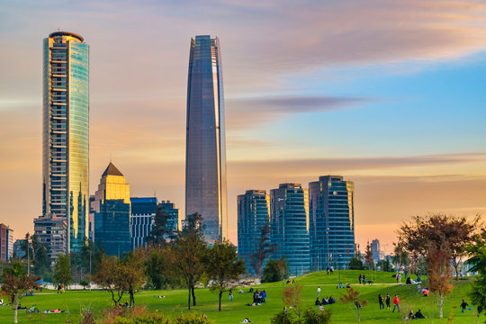 Financial District Buildings, Santiago de Chile