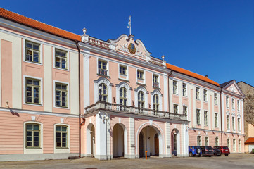Fototapeta na wymiar Building of Riigikogu. Tallinn, Estonia