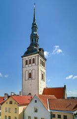 Fototapeta premium St. Nicholas Church, Tallinn, Estonia