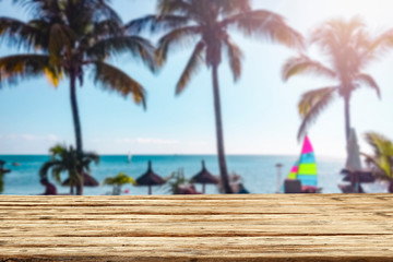 Desk of free space and summer time 