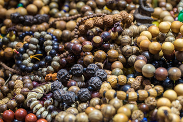 Buddhist traditional prayer beads and jewelry