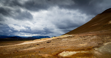 Fototapeta na wymiar Geothermal landcape in Iceland
