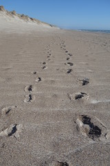 Fußspuren im Sand