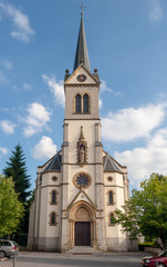 Fototapeta na wymiar Church in Steinfort
