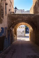 Naklejka premium Street of the old city in Safi, Morocco
