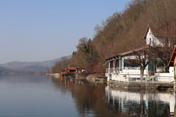 Naklejka premium LAC D'AIGUEBELETTE - SAVOIE