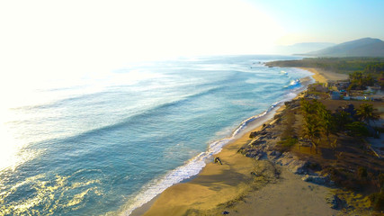 view of the sea and beach