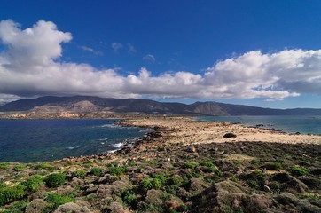 Fototapeta na wymiar The islet Elafonisi, Crete