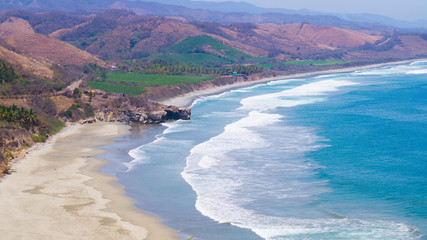 view of the sea and mountains