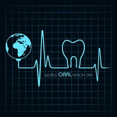 World Oral Health Day design,- 20 March