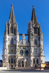 Fototapeta premium Regensburg Cathedral St. Peter, Germany