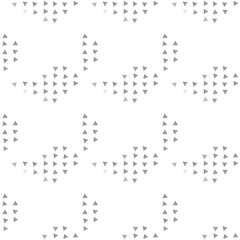 Abstract seamless pattern background with multi-colored varied triangles.