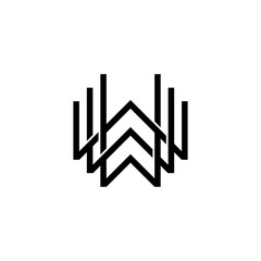 triple w monogram www letter hipster lettermark logo for branding or t shirt design